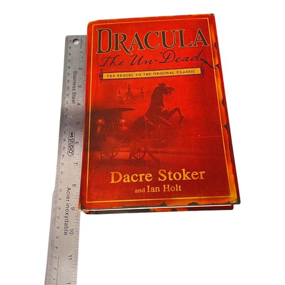 Dracula The Un-Dead Dacre Stoker HC DJ Book Sequel First Ed First Print 2009 - Picture 9 of 9